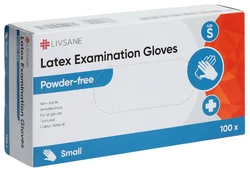 LIVSANE Latex-Untersuchungshandschuhe S puderfrei