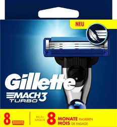 Gillette Mach3 Systemklingen Turbo 3D (n)