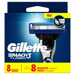 Gillette Mach3 Systemklingen Turbo 3D (n)