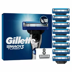 Gillette Mach3 Systemklingen Turbo 3D (n)