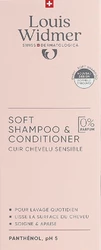 Louis Widmer Soft Shampoo und Conditioner ohne Parfum