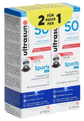 ultrasun Sports Gel SPF 50 Duo