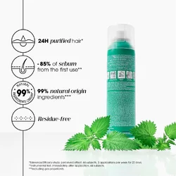 Klorane Trockenshampoo Brennnessel getönt