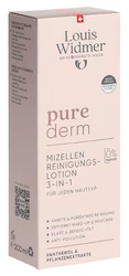 Louis Widmer Purederm Mizellen Reinigungslotion ohne Parfum