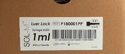 SOL-M Spritze PP 1 l Luer Lock steril 3-teilig