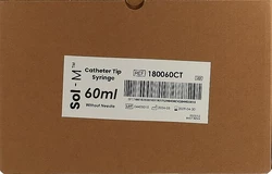 SOL-M Spritze ohne Nadel 60l 3-teilig it Katheter-Steckansatz