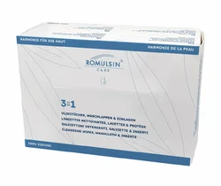 ROMULSIN Care Vliestücher Waschlappen & Einlagen 3 in 1