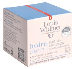 Louis Widmer Hydraderm émulsion de nuit sans parfum