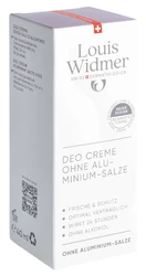 Louis Widmer Deo Creme ohne Aluminiumsalze parfumiert