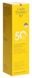 Louis Widmer Clear & Dry Sun Spray LSF50 parfumiert