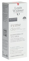 Louis Widmer Remederm lait corporel 10% urée parfumé