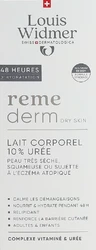 Louis Widmer Remederm lait corporel 10% urée parfumé