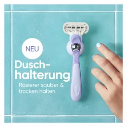 Gillette Venus Extra Smooth Swirl Rasierapparat mit 1 Klinge + Duschhänger