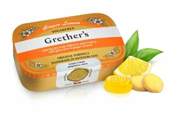 Grethers Ginger Lemon Pastillen ohne Zucker