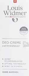 Louis Widmer Deo Creme Antiperspirant ohne Parfum
