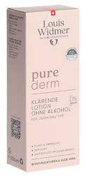Louis Widmer Purederm klärende Lotion ohne Alkohol ohne Parfum