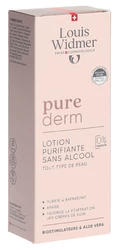 Louis Widmer Purederm klärende Lotion ohne Alkohol ohne Parfum