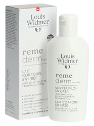 Louis Widmer Remederm lait corporel 5% urée sans parfum