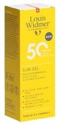 Louis Widmer sun gel SPF50 parfumé
