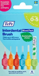 TePe Interdental Brush assortiert 6 Stück