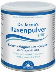 Dr. Jacob's formule alcalinisante pure poudre citrate-lactate-minéraux potassium magnésium calcium