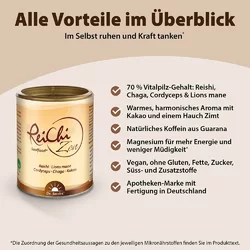 ReiChi Zen Pilz-Kaffee Reishi Chaga Cordyceps Lions Mane