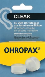 OHROPAX Silicon Ohrstöpsel Clear
