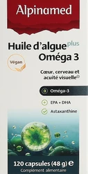 ALPINAMED Algenöl plus Omega 3 Kapsel