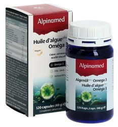 ALPINAMED Algenöl plus Omega 3 Kapsel
