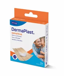 DermaPlast SENSITIVE Schnellverband 8x10cm beige