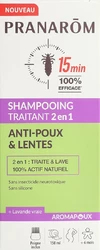 PRANARÔM Aromapoux shampoing traitant 2en1 anti-poux avec peigne