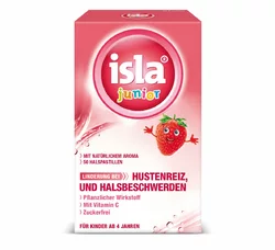 isla Junior Pastillen Erdbeere