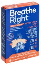 Breathe Right bandelettes nasales EXTRA fort TAN