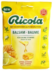 Ricola Balsam gefüllt Honig Zitrone mit Zucker