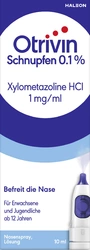 Otrivin Schnupfen Nasenspray 0.1 % seitlicher Auslöser