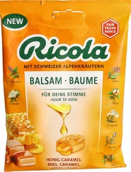 Ricola baume fourré miel caramel avec sucre