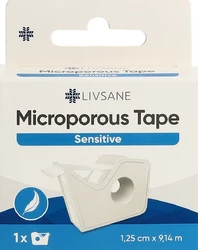 LIVSANE Vlies-Fixierpflaster 1.25cmx9.14m