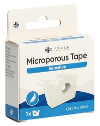 LIVSANE sparadrap microporeux 1.25cmx9.14m