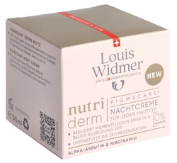 Louis Widmer Nutriderm Pigmacare Nachtcreme ohne Parfum