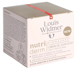 Louis Widmer Nutriderm Pigmacare crème jour UV50 parfumée