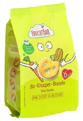 FRUCHTBAR Knusper-Brezeln Bio Mais-Karotte