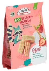 FRUCHTBAR Erdbeer-Waffeln Bio Erdbeere-Milchcreme