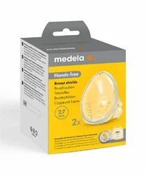medela Hands-free Brusthauben 27mm für Doppelpumpset Symphony