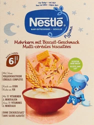 Nestlé bouillie pour bébés Pyjama multi-céréales biscuitées 6 mois