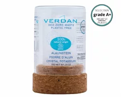 Verdan Alaunstein Stick Plastikfrei Grad A+ Ecocert