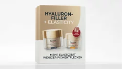 Eucerin Hyaluron-Filler Elasticity XMAS Set + Nachtpflege + Geschenk + Tagespflege LSF30 20 ml