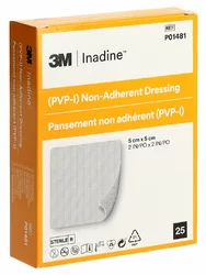 Solventum Inadine pansement vulnéraire 5x5cm stérile