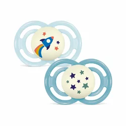 MAM Perfect Night Nuggi Silikon 16-36 Monate Boy