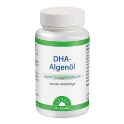 Dr. Jacob's DHA-Algenöl Omega-3 Kapsel vegan