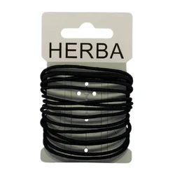 Herba élastique à cheveux 4.2cm grande noir